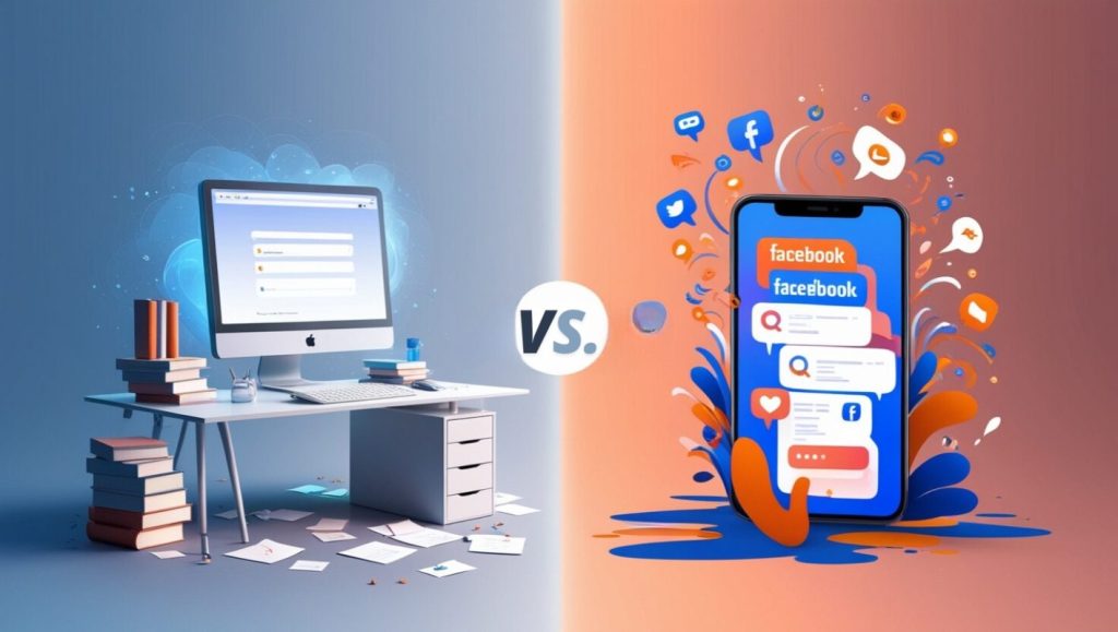 SEO Vs Facebook Marketing Differences